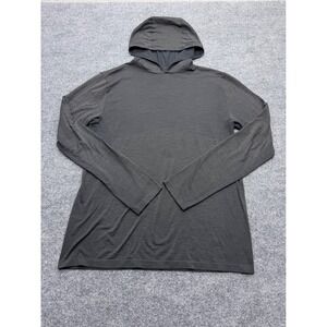 Hill City Mens Wool Blend Performance Hoodie Gray Size M 511091-01 Techwear